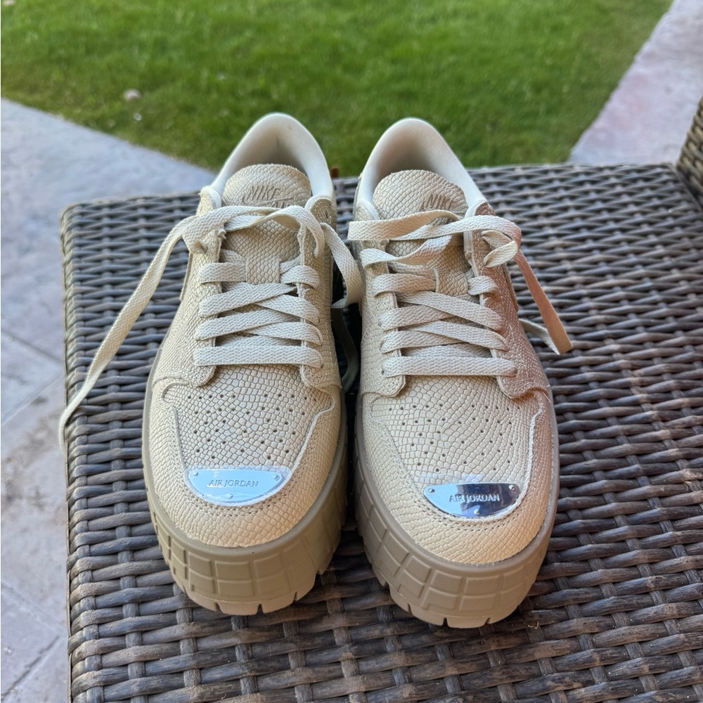 Nike Air Jordan Light Tan Sneakers